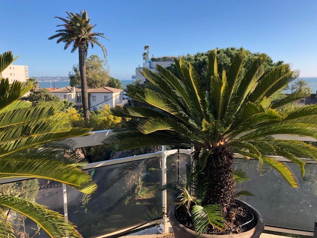 Gorgeous One-Bedroom Apartment With Terrace And Sea View -Stayinantibes- Bijou Plage Exterior foto