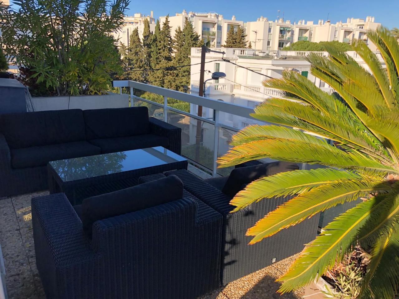 Gorgeous One-Bedroom Apartment With Terrace And Sea View -Stayinantibes- Bijou Plage Exterior foto