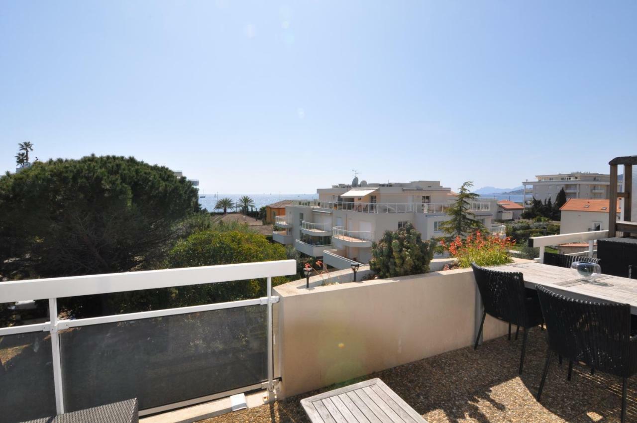 Gorgeous One-Bedroom Apartment With Terrace And Sea View -Stayinantibes- Bijou Plage Exterior foto